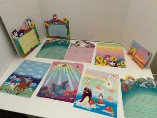 Vintage Lisa Frank Stationary,  Envelopes And Stickers Paper Stationery