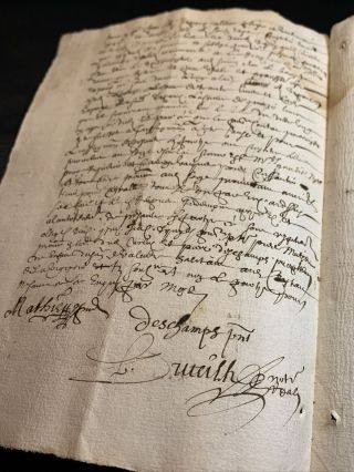 Antique Manuscript 1656