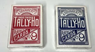 Tally - Ho Playing Cards - Blue Seal - Red & Blue Plus One
