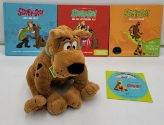 Hallmark Interactive Story Buddy 2 Scooby Doo Plush 3 Books,  Read Along Cd