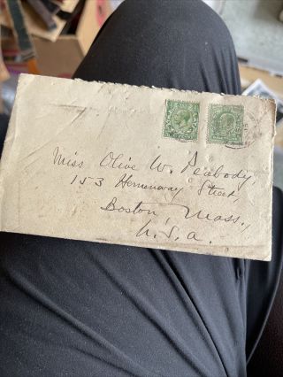6 Page Letter From Philip Peabody Dated 1915 Mentions Curtis Guilds Death