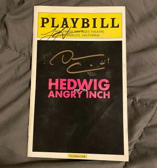 Darren Criss (signed) " Hedwig And The Angry Inch " 2016 Los Angeles Playbill