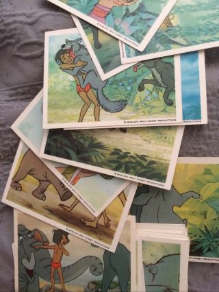 Nabisco Weeties Jungle Book Swap Cards 1969 Walt Disney Productions 24/24 Cards