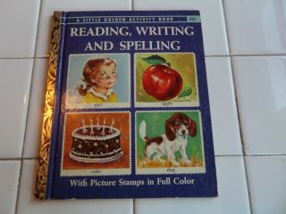 Reading,  Writing And Spelling,  A Little Golden Book,  1959 (a Ed;vintage Children 
