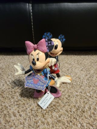 Jim Shore Disney Traditions Mickey And Minnie Mouse Figurine