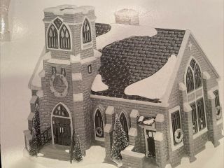 Retired Dept 56 " Hope Church " The Snow Village 54904 Mib