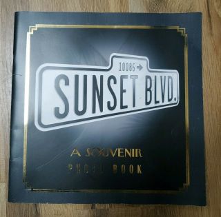 " Sunset Blvd.  " Andrew Lloyd Webber Souvenir Program Photo Book