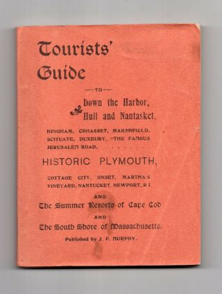 1901 Guide To Cape Cod,  Nantucket,  Martha 
