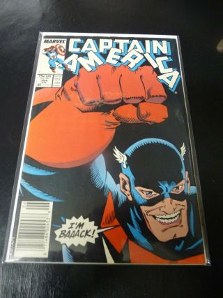 Captain America 354 (1989) First U.  S.  Agent John Walker Marvel Vf/nm Newsstand
