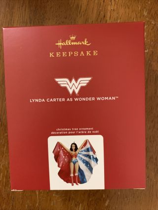 Hallmark 2020 Lynda Carter As Wonder Woman Ornament