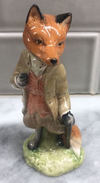 Mr.  Tod Fox Beatrix Potter Figurine Beswick England Royal Doulton Rare
