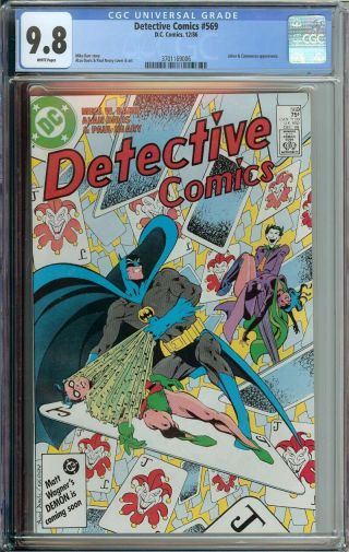 Detective Comics 569 Cgc 9.  8 Batman Joker Catwoman