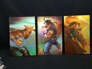 Street Fighter 4,  15,  14,  8,  2,  1,  6.  Power Foil Cover Udon Seven Comic Books Total