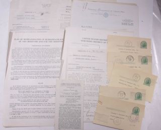 1940 Lamson Goodnow Post Cards Burhans Black Us District Court Ny Ephemera P670j