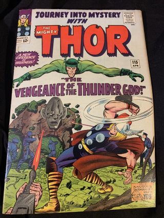 Journey Into Mystery With Thor 115 (1965,  Marvel) Origin Of Loki Vf
