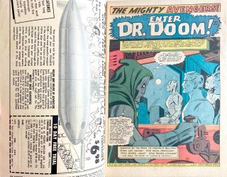 Avengers 25 CLASSIC DOCTOR DOOM KIRBY COVER LEE HECK HAWKEYE SCARLET WITCH 3