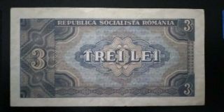 3 Lei Romania 1966