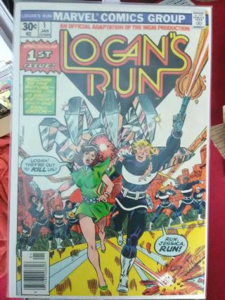 Marvel Logans Run 1 - 7 complete higher grades 2