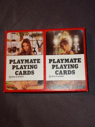 Vintage Risqué Nude Playboy Playmate Playing Cards 1972 1973