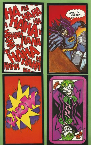 T308.  Ten (10) 1989 Dc Comic Batman & Joker Greeting Cards