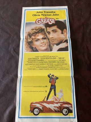 Movie Poster Grease Olivia Newton John Travolta Day Bill Cinema