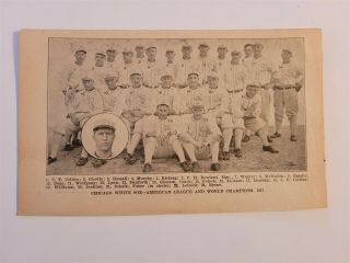 White Sox 1917 Full Team Picture Shoeless Joe Jackson Ray Schalk Buck Weaver