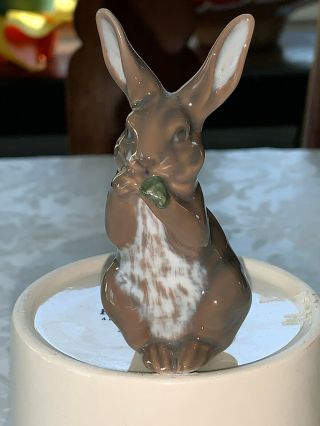 Royal Copenhagen Porcelain Sitting Rabbit Figurine 080