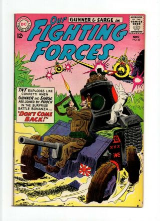 Our Fighting Forces 80 Nm - 9.  2 Dc Comic Gunner & Sarge Silver 12c