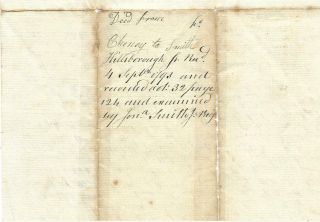 1784 DEED SIGNED BY 2 REV WAR CHENEY AND BOYNTON LAND IN HOPKINTON,  N 2