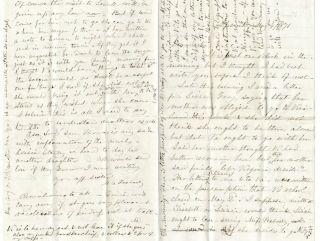 4 Page Letter From The Philip Peabodycollection