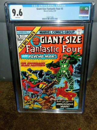Giant Size Fantastic Four 5 Cgc 9.  6 Psycho - Man
