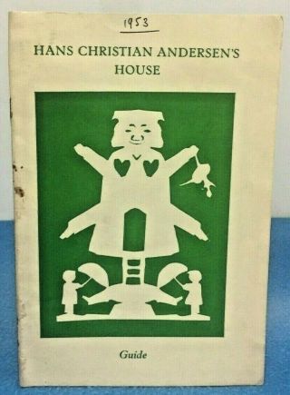 Vintage Hans Christian Andersen House Guide Booklet Book 1950 