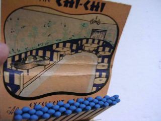 1940 ' s The Chi - Chi Bar & Grill Palm Springs CA & Avalon Santa Catalina Matchbook 3
