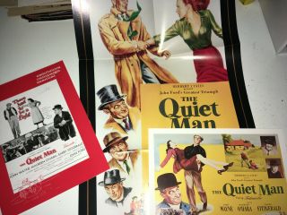 Quiet Man Vintage Movie Promo Kit John Wayne John Ford Ireland Drama R92 40th