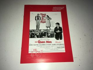 QUIET MAN Vintage Movie Promo Kit John Wayne John Ford Ireland Drama r92 40th 2