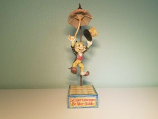 Jim Shore Disney Traditions Jiminy Cricket " Let Your Conscience Be Your Guide "