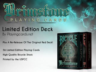 Set Of 2 Bicycle Brimstone Aqua & Red Playing Cards Limited Edition
