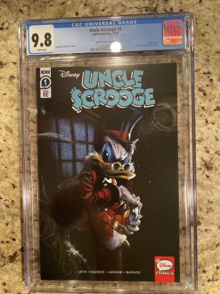 Uncle Scrooge 1 Cgc 9.  8 Gabriele Dell’otto Trade Variant Scorpion