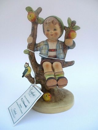 Vintage Hummel Goebel 6  Boy In Apple Tree " Tmk - 3 Figurine