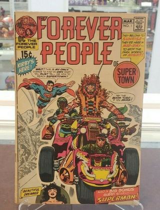 Dc Comics - The Forever People Of Town - 1 - Darkseid - 1st App.  Of Kirby
