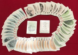 Antique Set 1909 Nation’s Capital Souvenir Playing Cards Complete With Joker