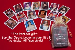 Stars Of The Opera Playing Cards