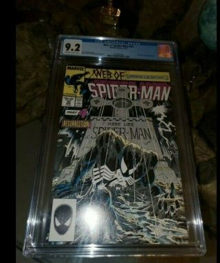 Web Of Spiderman 32 Cgc 9.  2 Kraven The Hunter Part 4