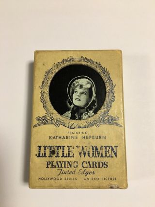 Little Women - Vintage Playing Cards - Complete Deck - Katharine Hepburn