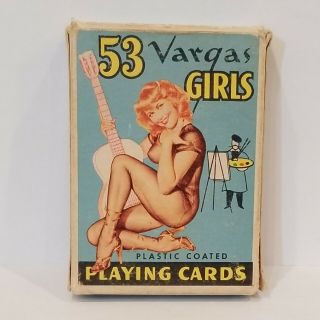 Vargas Pinup Girl Full Deck Of Playing Cards,  Vintage Full Deck