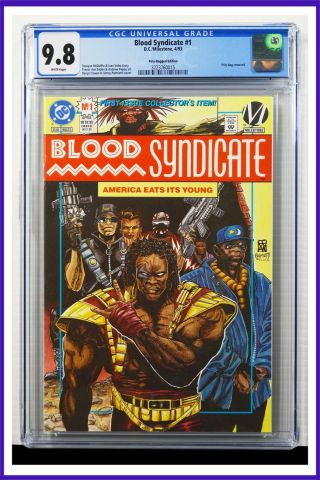 Blood Syndicate 1 Cgc Graded 9.  8 Dc Milestone April 1993 White Pages Comic Book