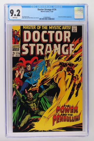 Doctor Strange 174 - Marvel 1968 Cgc 9.  2 Satannish And Nekron Appearance.