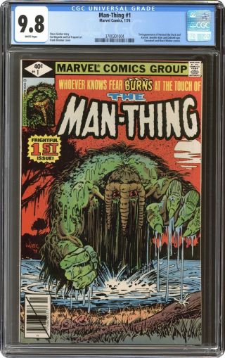 Man - Thing 1 Cgc 9.  8 1979 3700301004