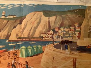 1950’s Poster of Going to the sea painted by John Harwood 12 x 35 1/2 “ 3
