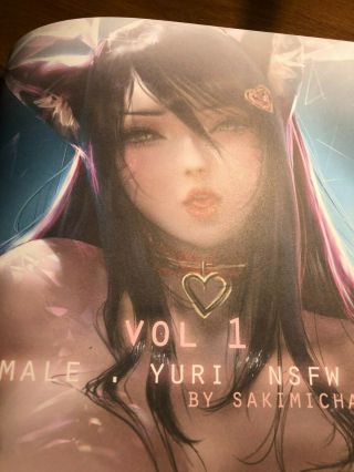 THE ART OF SAKIMICHAN VOL 1 FEMALE YURI KICKSTARTER HARD COVER BOOK LADY DEATH 2